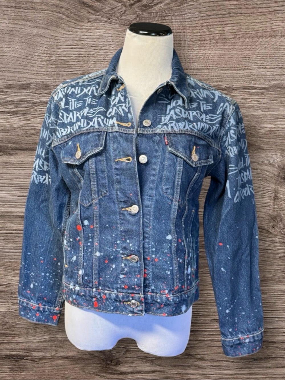 NEW Levis Limited Ed Handmaids Tale Ex-Boyfriend Denim Trucker Jean Jacket